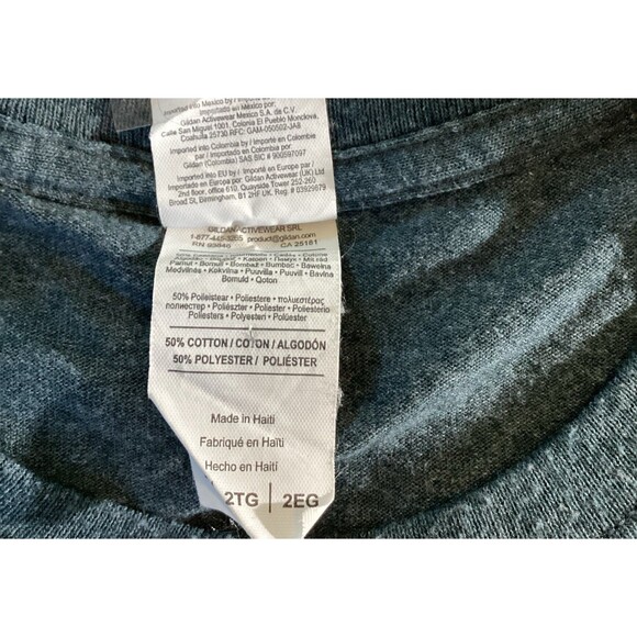 Gildan T-Shirt Men's Size XXL Color Gray Duke University Graphic Tee - Picture 4 of 9